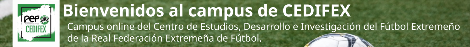 Centro virtual de formación. Real Federación Extremeña de Fútbol.